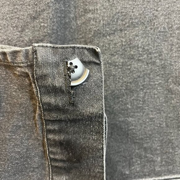 Judith March Black Denim Jacket Faux Fur Collar Women’s Size Small - Picture 3 of 6